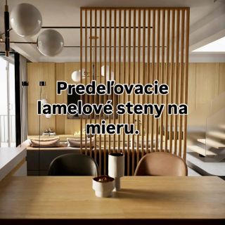 Predelovacie lamelové steny sú viac než len dizajnový prvok – sú riešením pre moderné bývanie. Oddelte priestor elegantne,...
